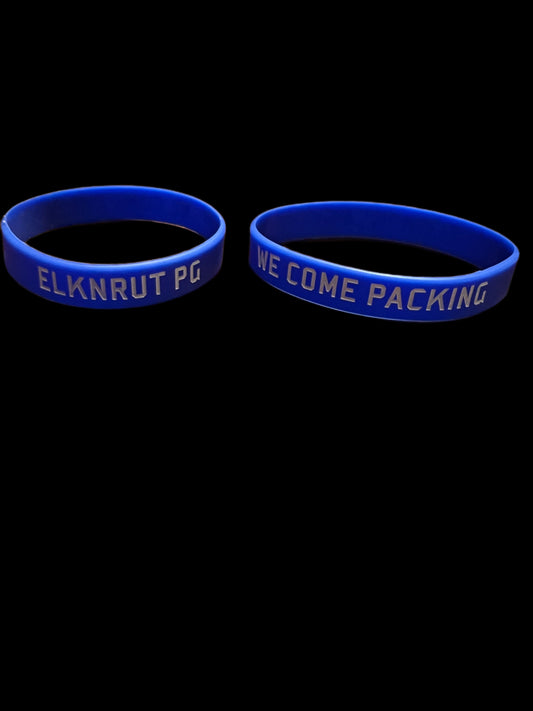 “We Come Packing” Wrist Bands